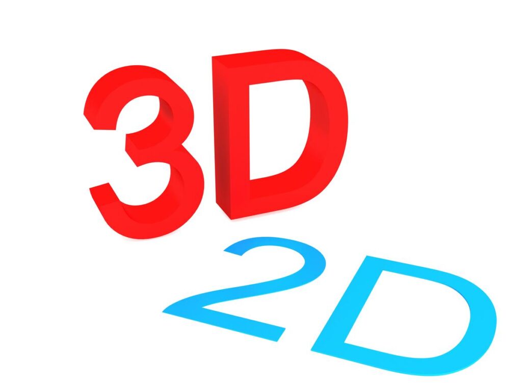 2d vs 3d