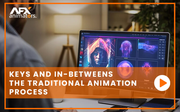 What is the traditional animation process? Steps to follow